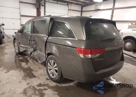 2014 Honda Odyssey Ex-L from USA, damaged, VIN 5FNRL5H68EB017352